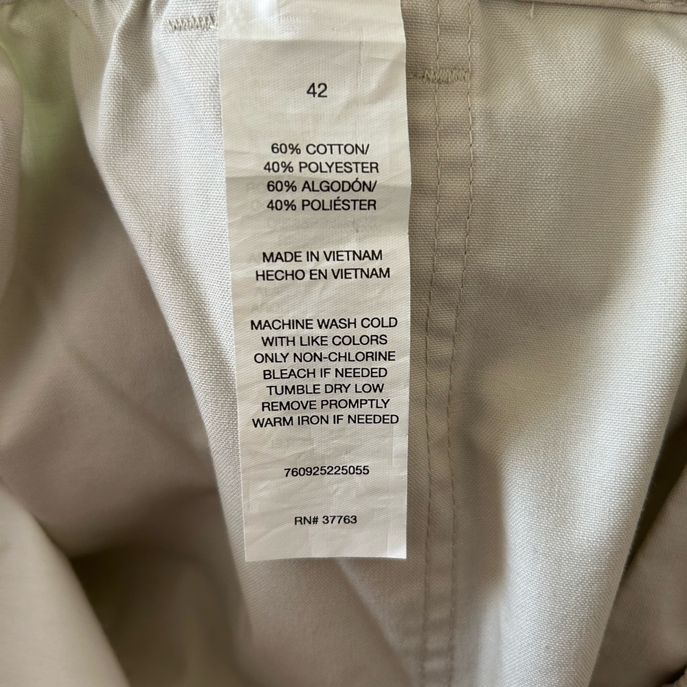 Savane Men’s Cargo Hiking Shorts Tan Size 42 NWT Outdoor Utility Stretch - Picture 6 of 6